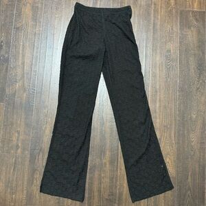 Free People FP One Ona Semi Sheer Pull On Floral Flare Pant Women’s Size XS